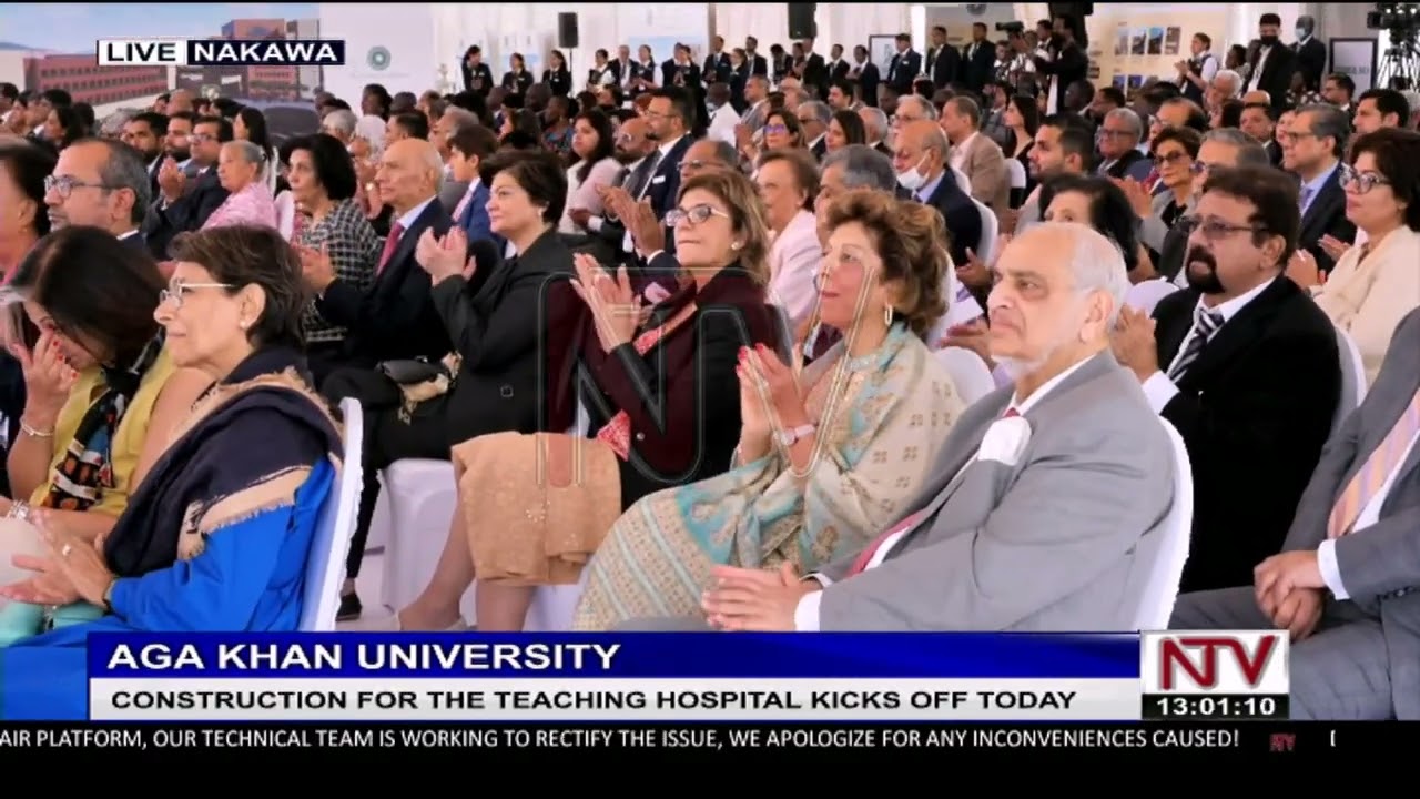 First Lady Janet Museveni launches construction of Aga Khan University teaching hospital