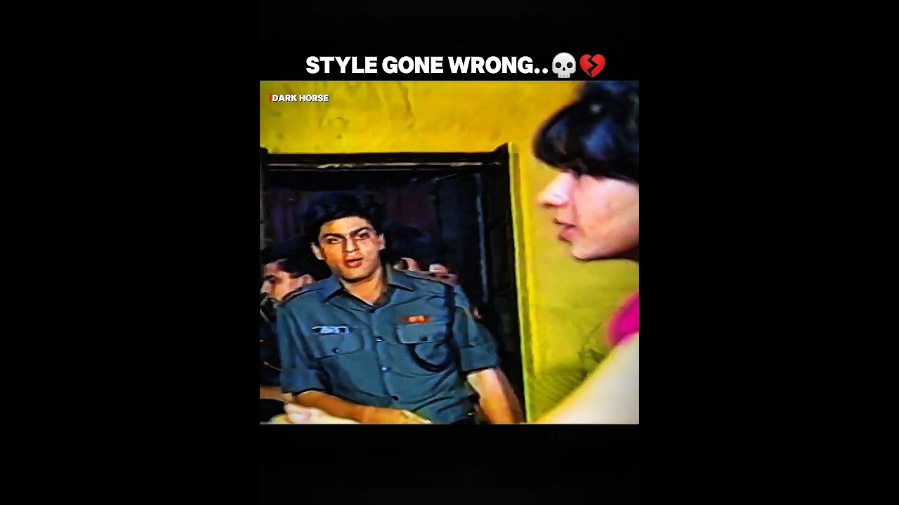 SRK Style Gone Wrong...💔💀 #ytshorts #fauji #army #trendingshorts