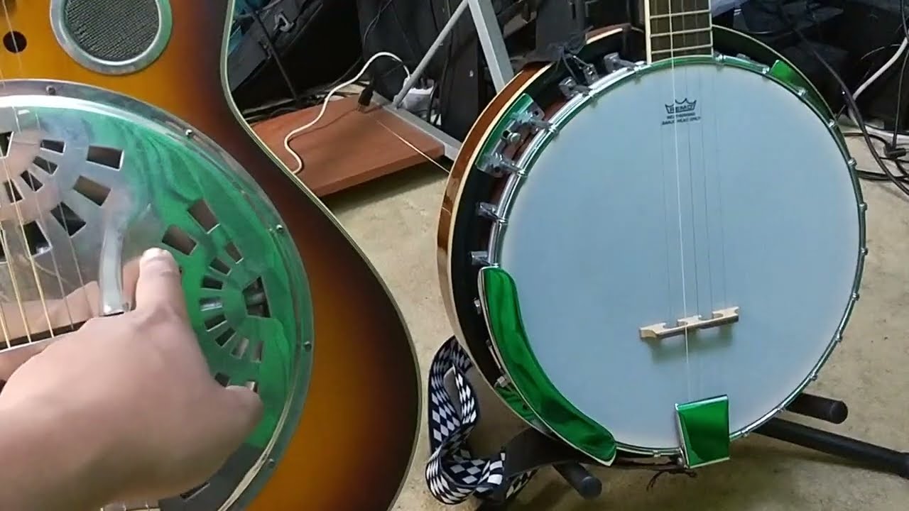 I'm gonna stick a Resophonic (Dobro) cone in a Banjo