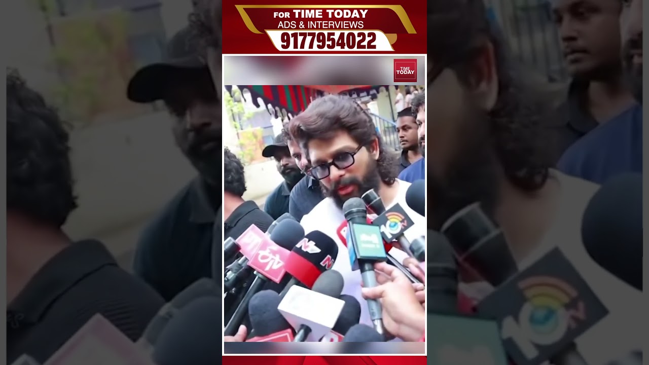 Icon Star Allu Arjun Gives Clarity About His Campaign To YCP Leader Ravi at Nandyal| Time Today
