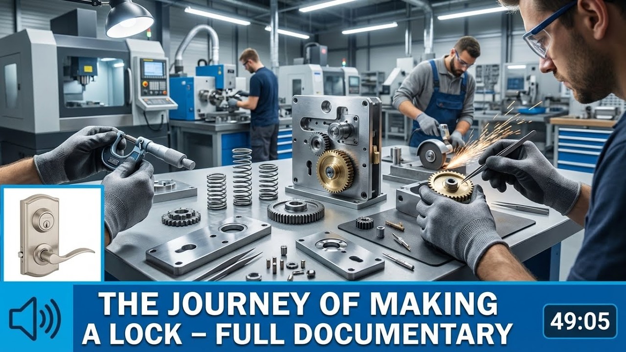 The Journey of  a Lock &ndash; From Raw Steel to the Device Protecting Your Home| Factory Flow Insights