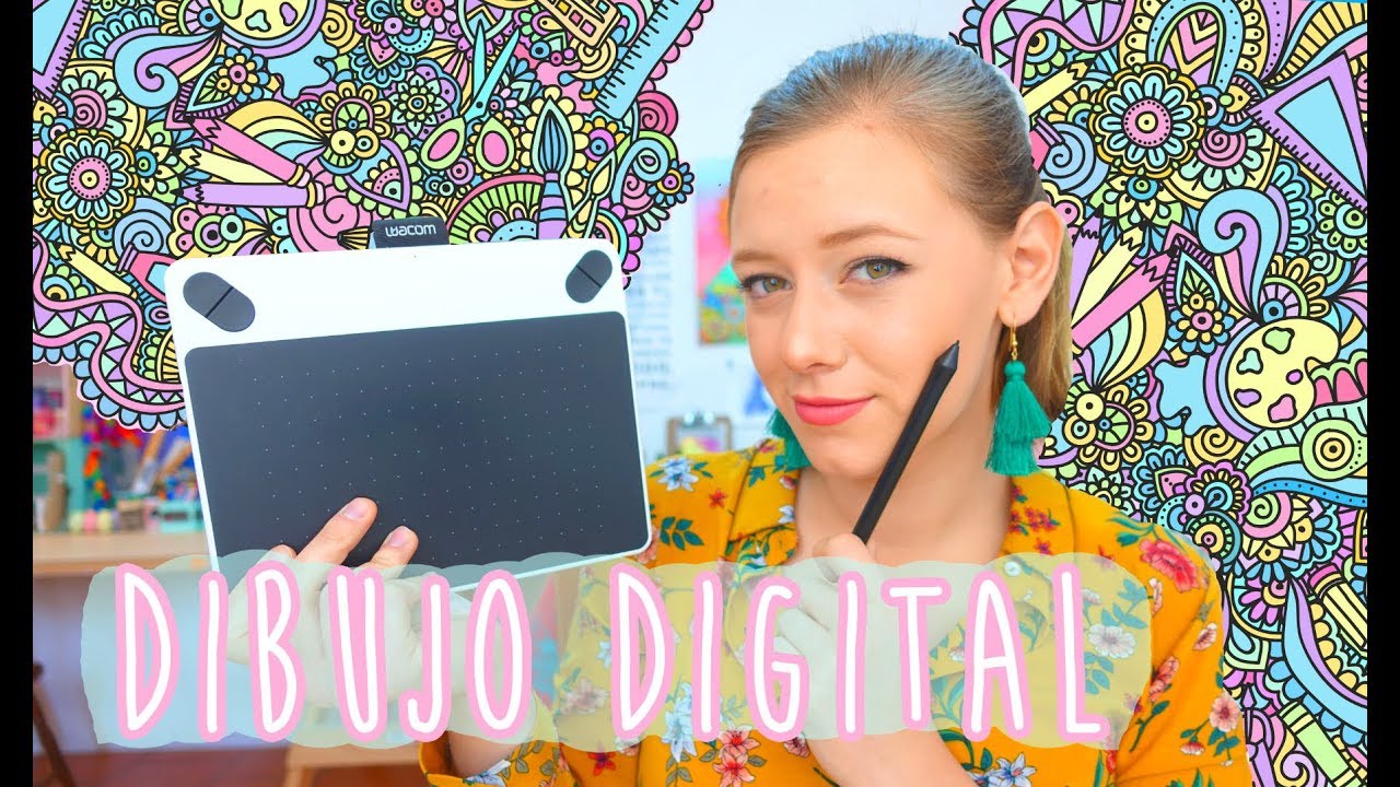 Como dibujar con tableta digital y photoshop ♡ Dani Hoyos