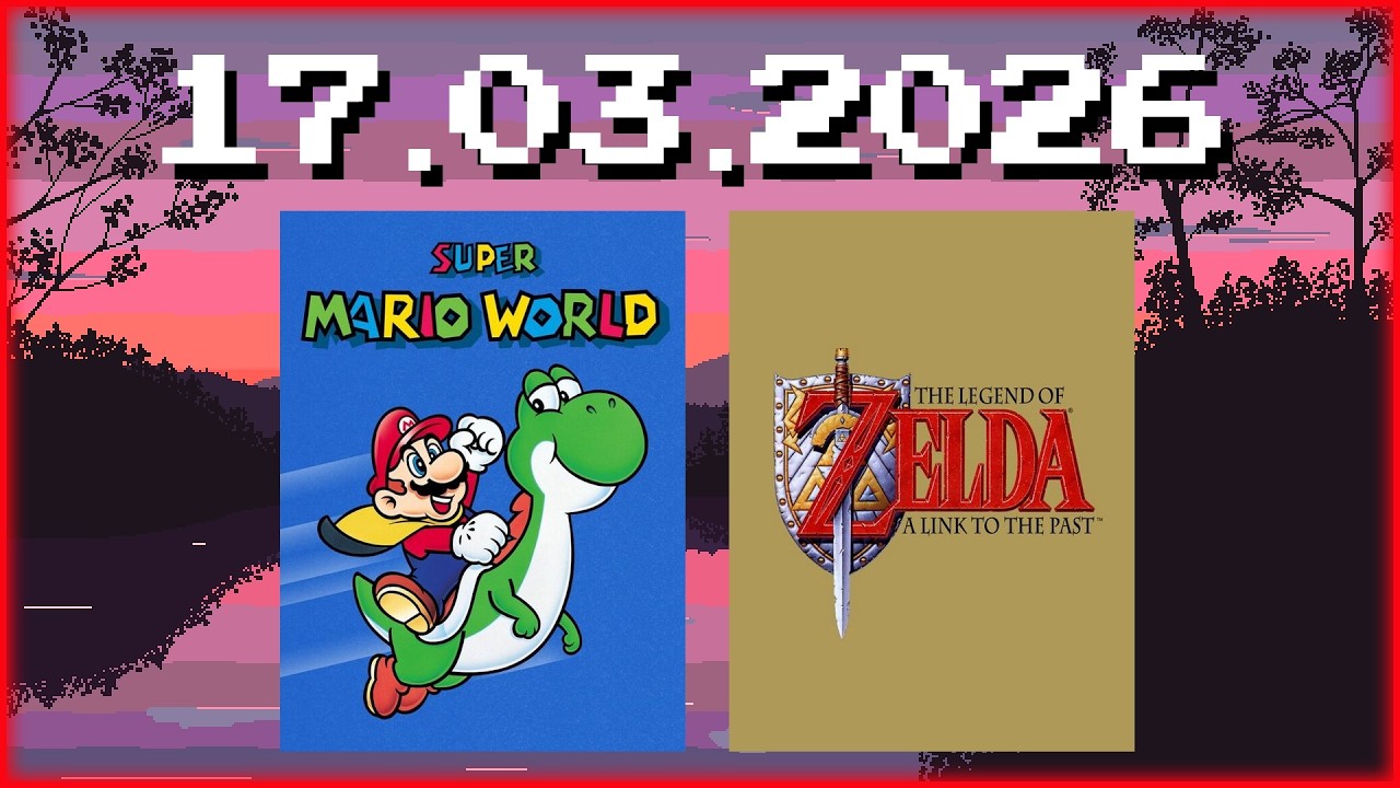 Retro Achivements auf OG Hardware:  SMW als erstes Game | 21.00h Zelda ALTTPR Community Race