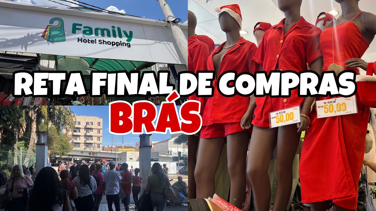 BRÁS HOJE !!! Atrás do meu look de Natal 😱🎅🏽🎄