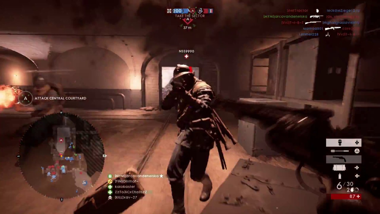 Trench Raider Madness On Fort De Vaux (47 Killstreak) - Battlefield1