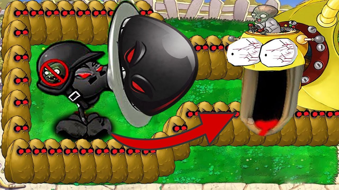 1 Doom Gatling Pea X Doom Tall Nut Attack 2 Doom Dr.Zomboss Giga - Plants vs Zombies Hack