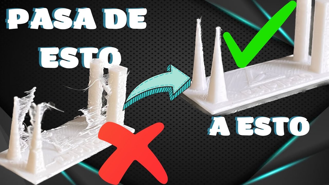Prueba de RETRACCIONES‼️ Elimina los hilos de tus impresiones✨