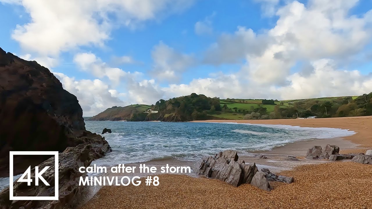 Blackpool Sands (South Devon) Autumn Walk 'n' Talk | MINIVLOG #8