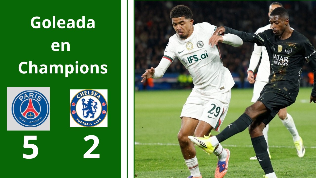 Otro equipo ingles goleado....Psg 5 Chelsea 2