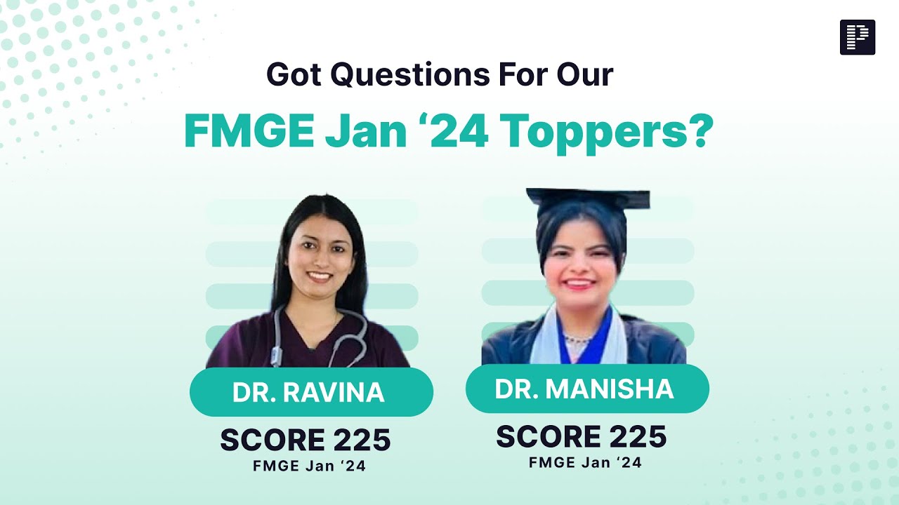 Live Q&A with FMGE Jan'24 Toppers | Ask what actually works!