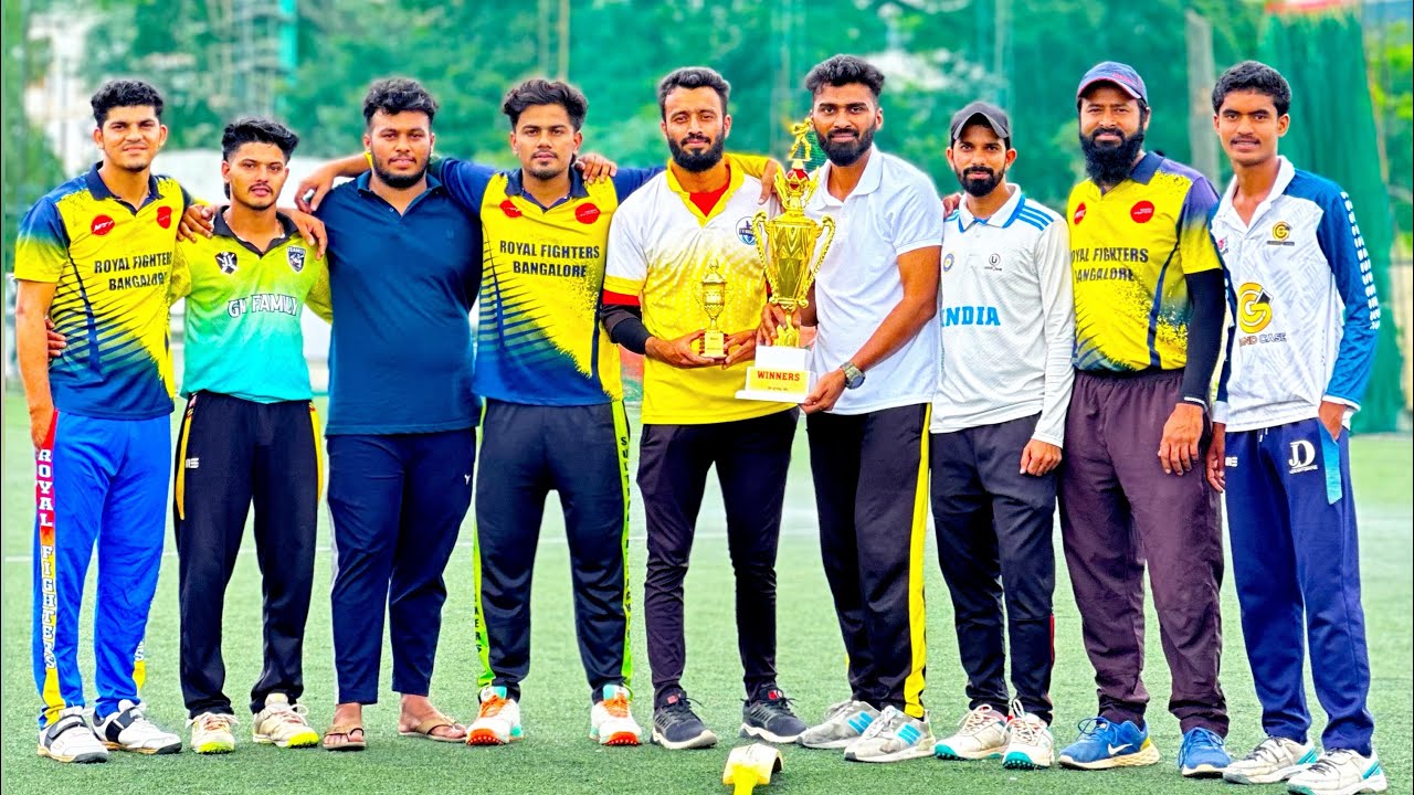 UNDERARM CRICKET@ BANGALORE @ACTIVE ARENA MARATHAHALLI  (ROYAL FIGHTERS WINNER, KENGERI RUNNERS)