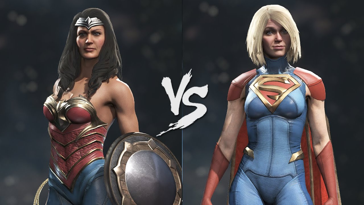 Injustice 2 - Wonder Woman vs Supergirl