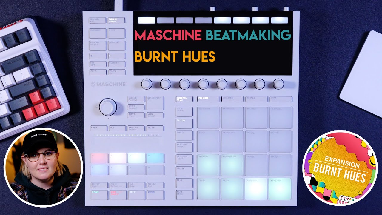 Making a Smooth Beat on the Vapor Gray Maschine MK3 | Burnt Hues Expansion