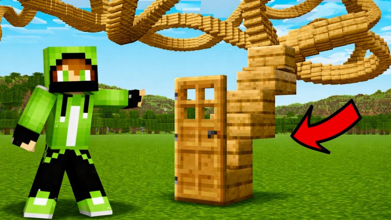 I Found Secret Stairs in Minecraft !