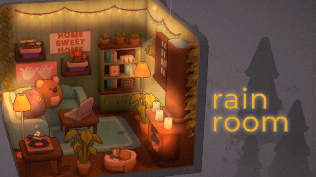 Designing a Cozy Room in MakeRoom Rain Sounds, No Music Ambience for relax & sleep