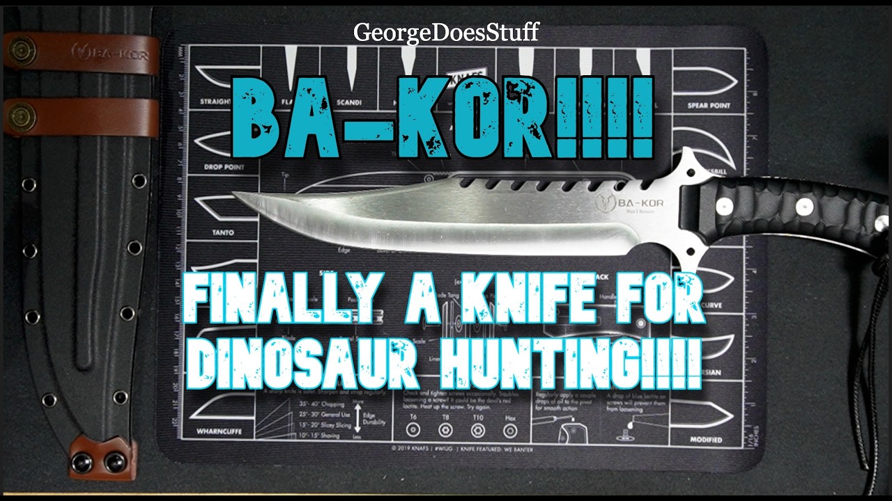 BA-KOR!!!!! Dino SLAYER!!!! #knifereview
