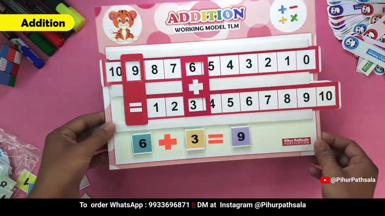 Addition TLM for Kids | Primary School TLM | PihurPathsala