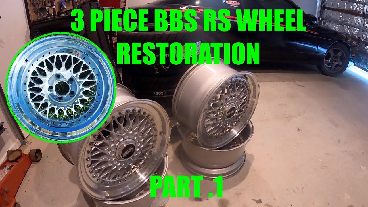 DIY BBS RS 3 Piece wheel Restoration Pt1 -  & Clean