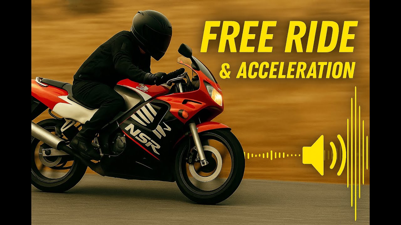 Honda NSR 125 JC22 FREE RIDE AND ACCELERATION