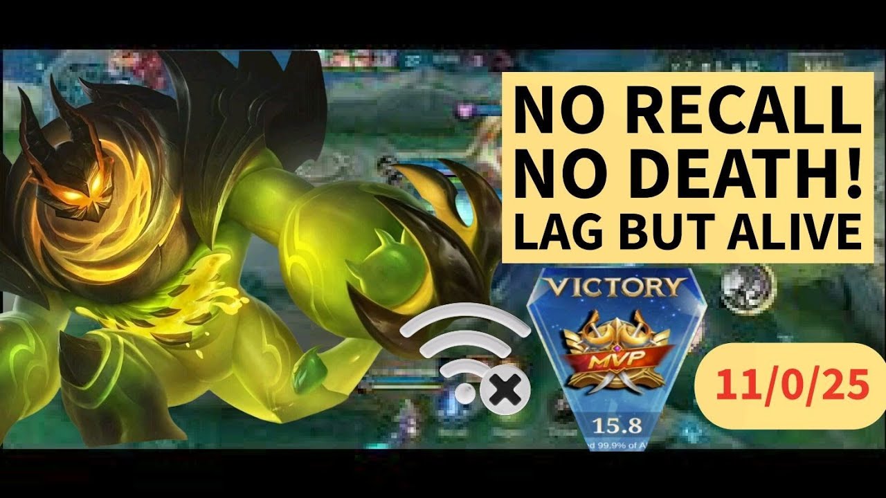 Even With Network Issue Enemies Can’t Kill My Gloo! #MLBB #GlooGameplay #TankMain #MLBBMoments 