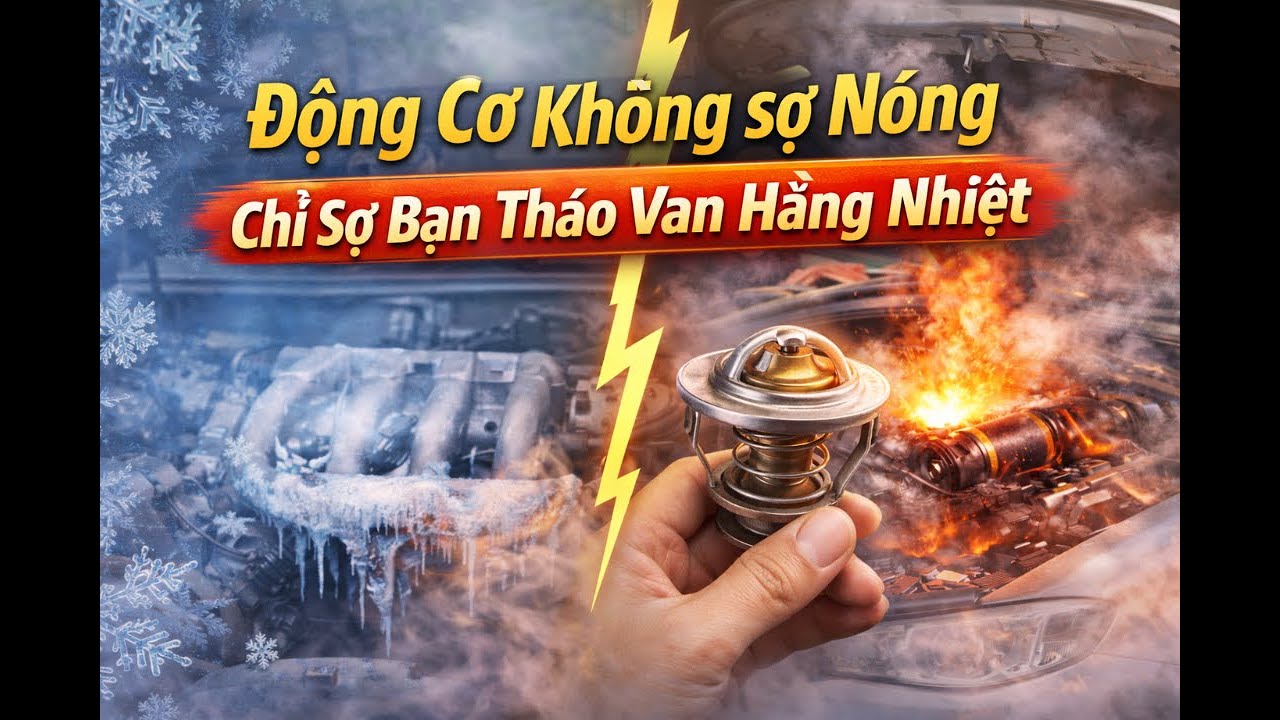 Động Cơ Không Sợ Nóng – Chỉ Sợ Bạn Tháo Van Hằng Nhiệt
