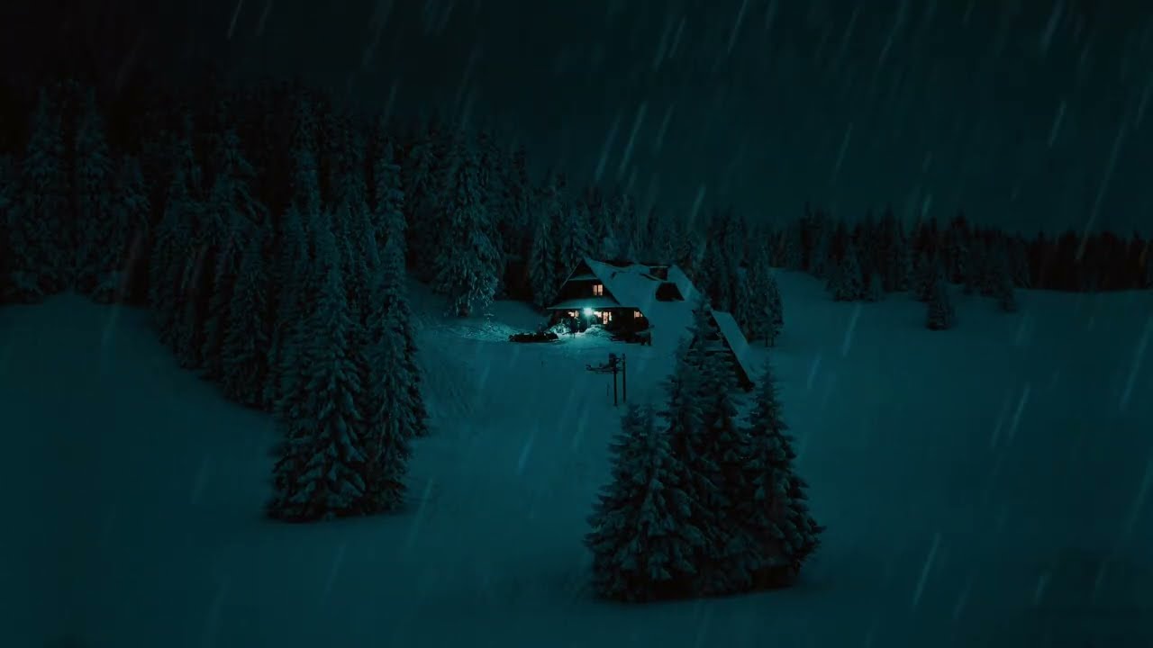 Best Rain Sound for Sleep | 🌧️ Rain on cozy bedroom in the forest 