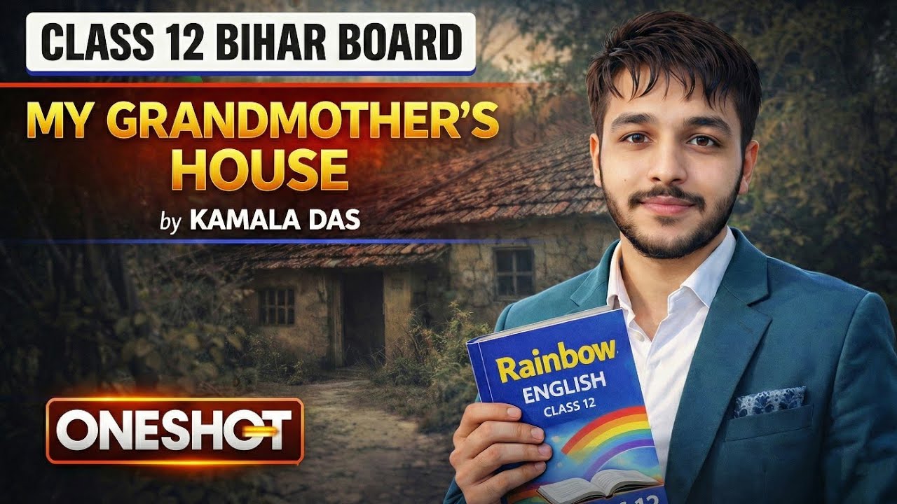 My Grandmother's House | 12th Bihar Board English | OneShot Animation 