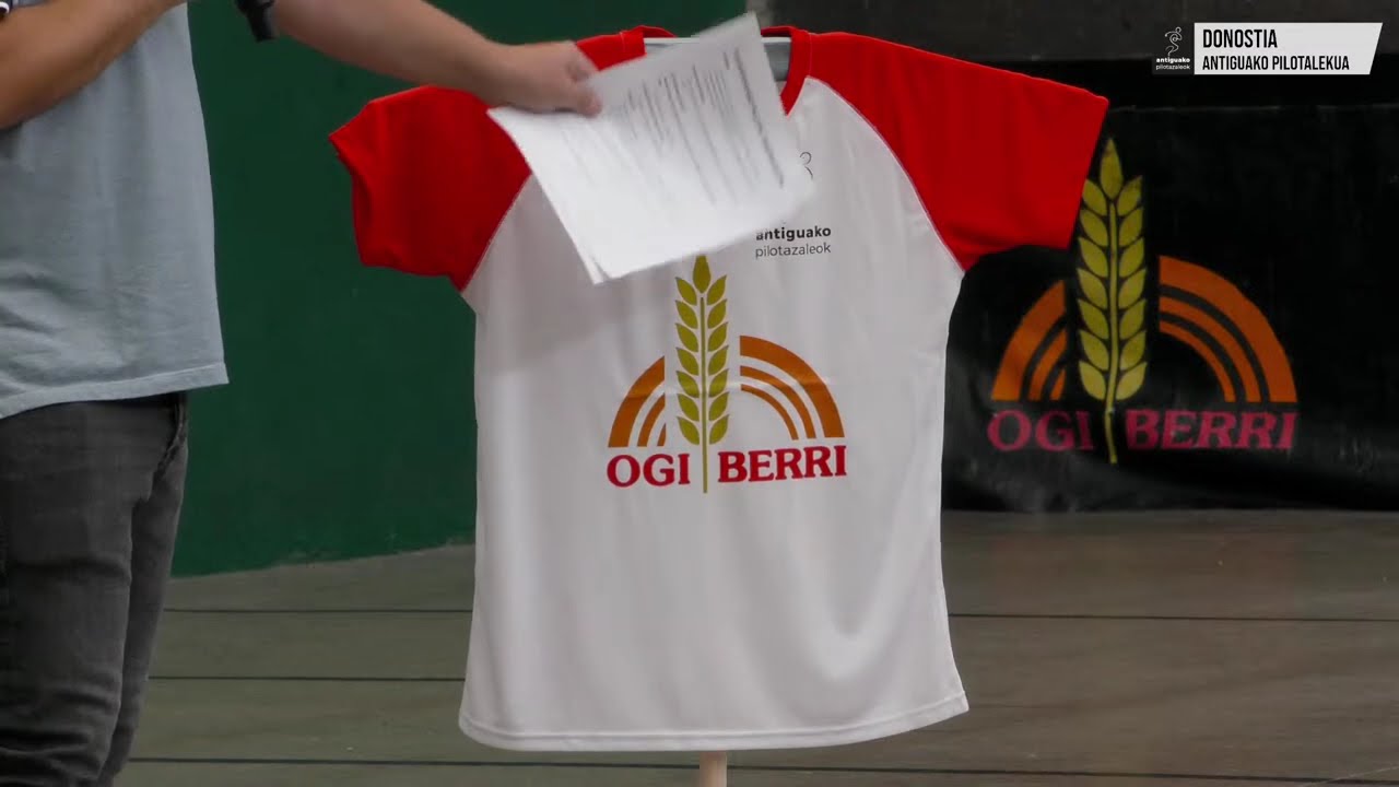Antiguako Pilota Txapelketaren aurkezpena 2024 - Presentación del Torneo de Pelota del Antiguo 2024