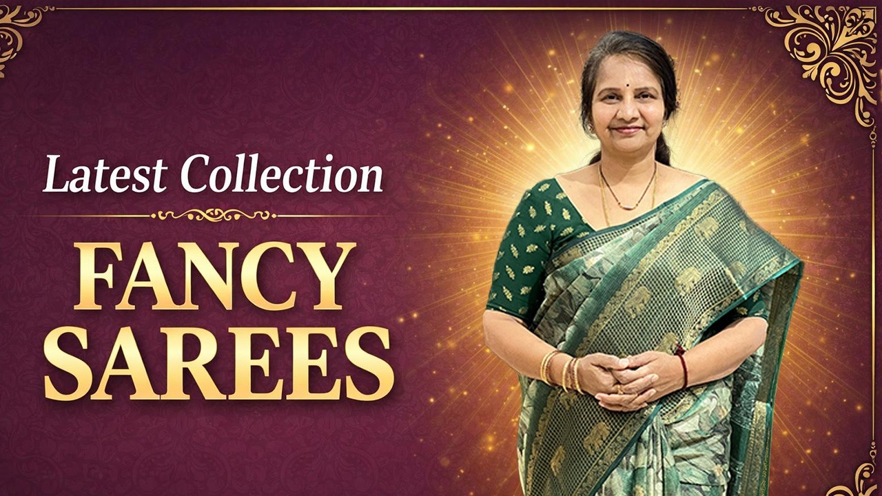 Latest Collection Fancy Sarees || Padmaja Saree Mandir #youtuber #saree