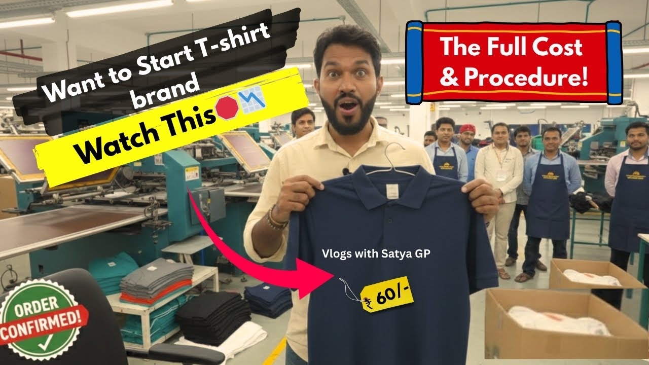 Don't start a T-shirt brand before watching this! 🛑📉 100% learning