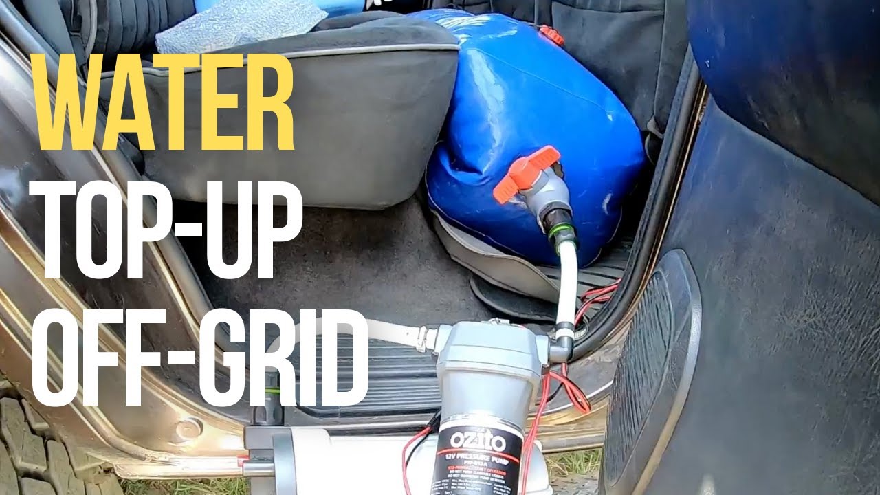 Easiest Way to Fill Caravan Water Tanks Off-Grid (No Need to Move!)