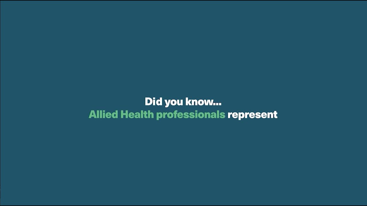 Allied Health Professionals: Part of Your Care Team