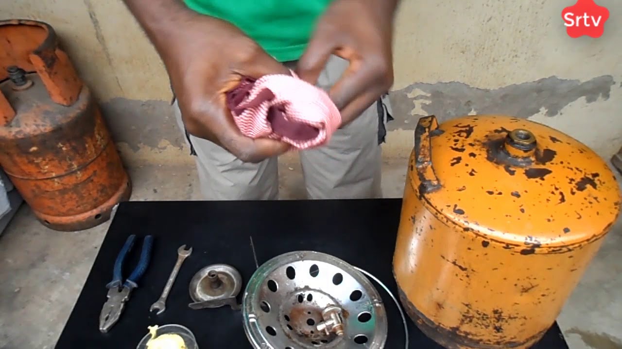 HOW TO FIX A LOSE KNOB OF A GAS CYLINDER BURNER