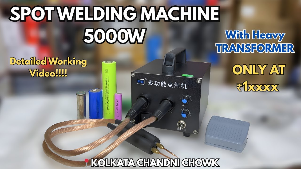 5kw Battery Spot Welder for Lithium /LiFepo4 Cell | Full Setup & Welding Test | Detailed Video | REK