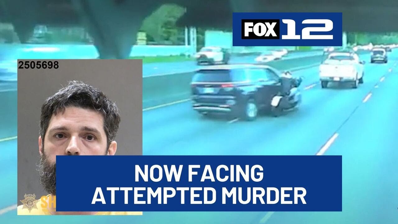 Man accused of hitting motorcyclist in Beaverton road rage crash indicted for attempted murder