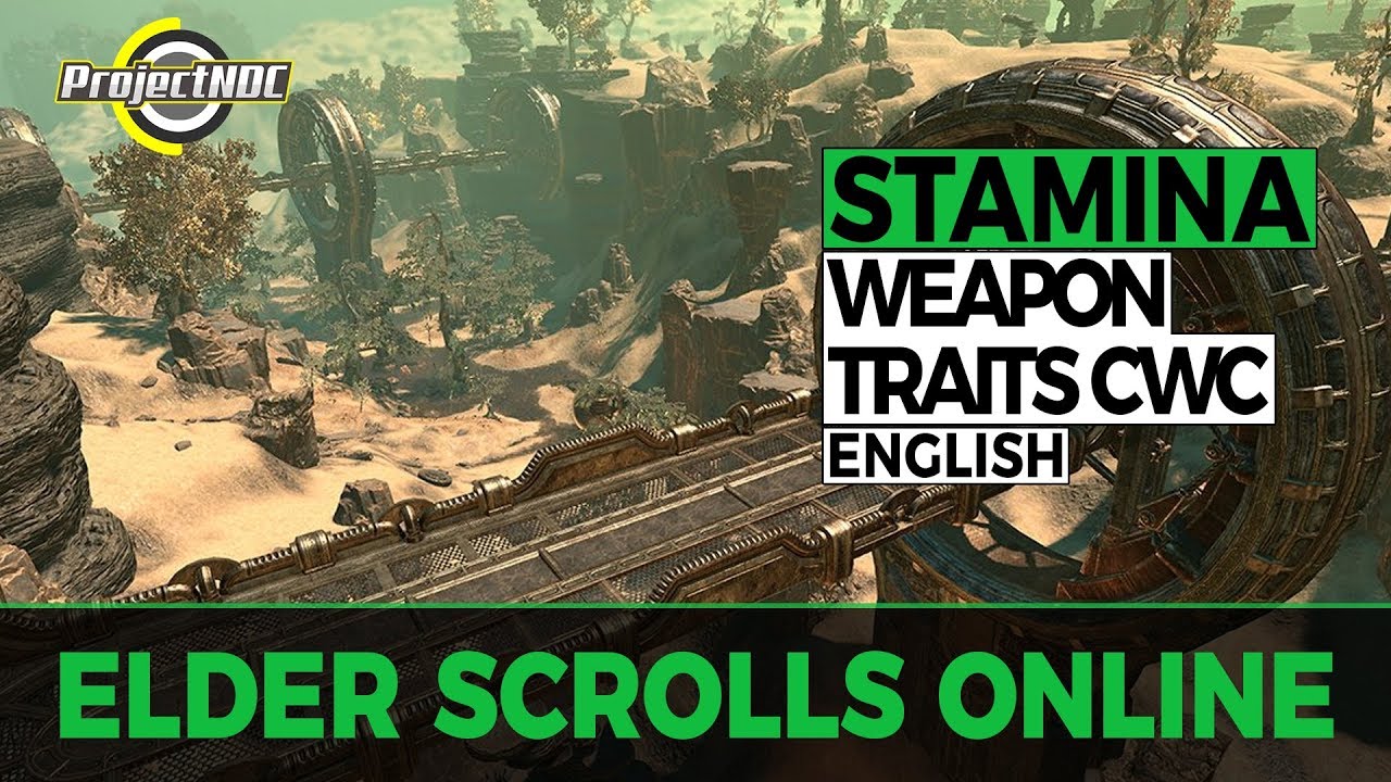 ESO - Stamina PVE: Weapon Trait Combinations explained - Clockwork City (English)