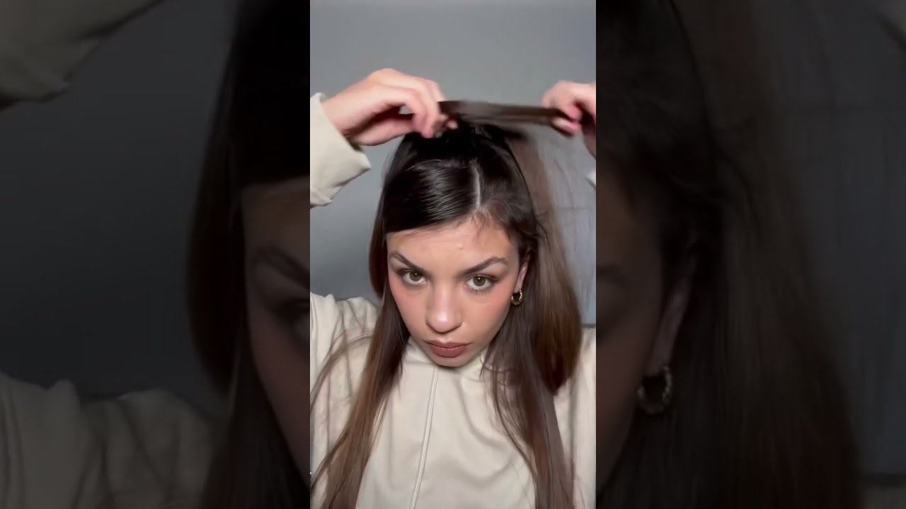 Cute hairstyle for school #ponytail