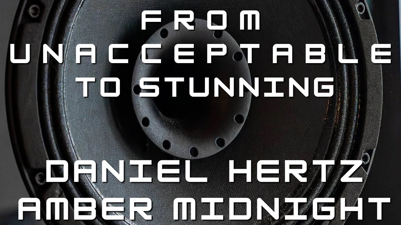Another Mark Levinson triumph?  Daniel Hertz's latest speaker, the Amber Midnight!
