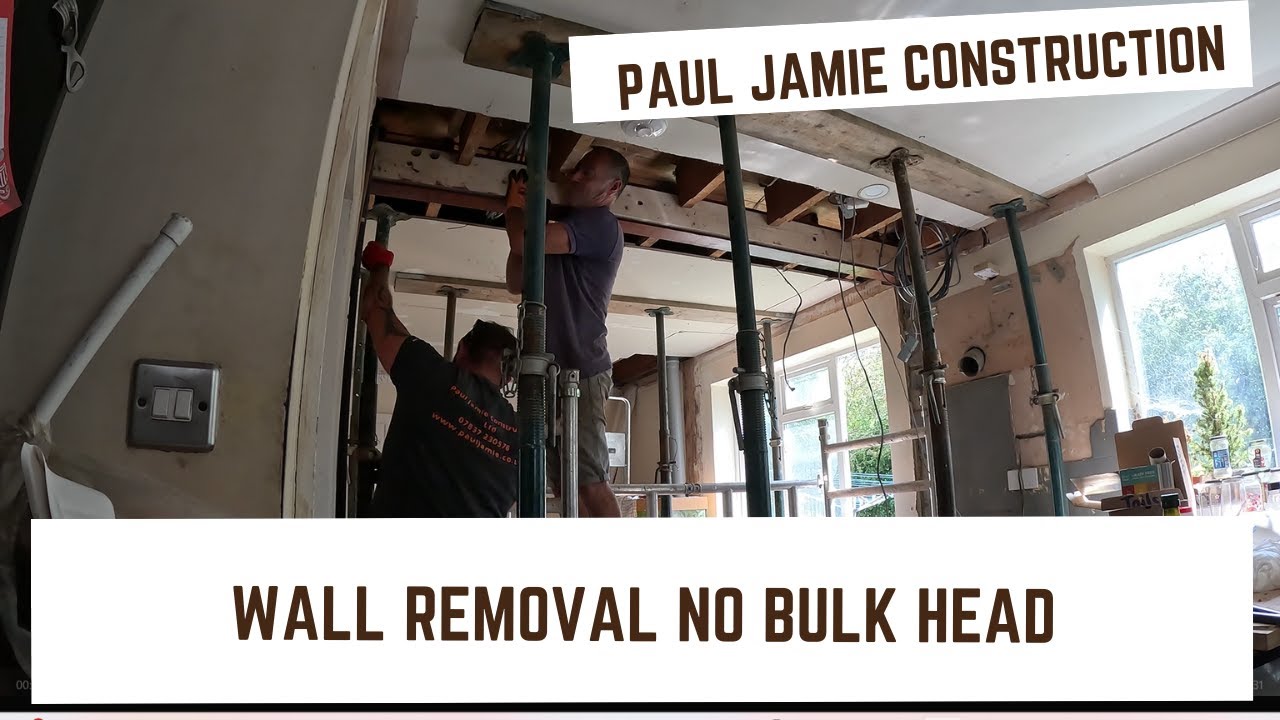 Load Bearing Wall Removal | No Bulk Head | UK  - Paul Jamie