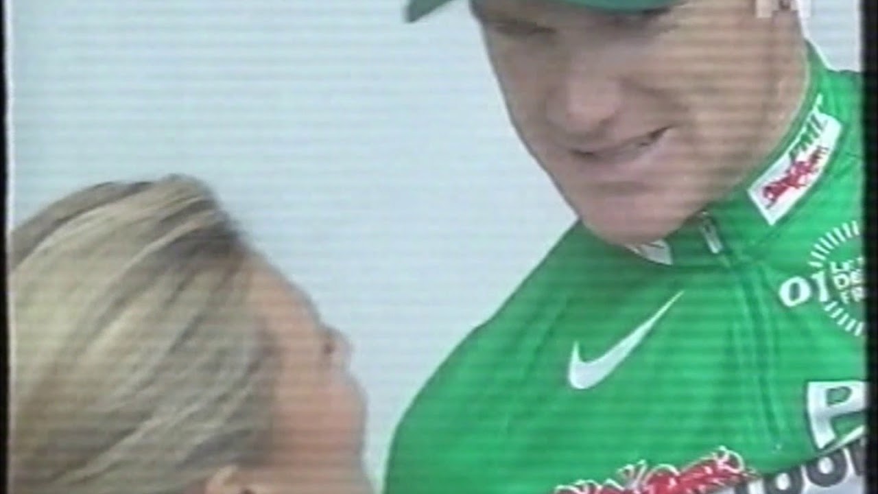 Tour de France 2001 - stage 19 - Erik Zabel vs O'Grady (green battle), Hamilton signs with CSC