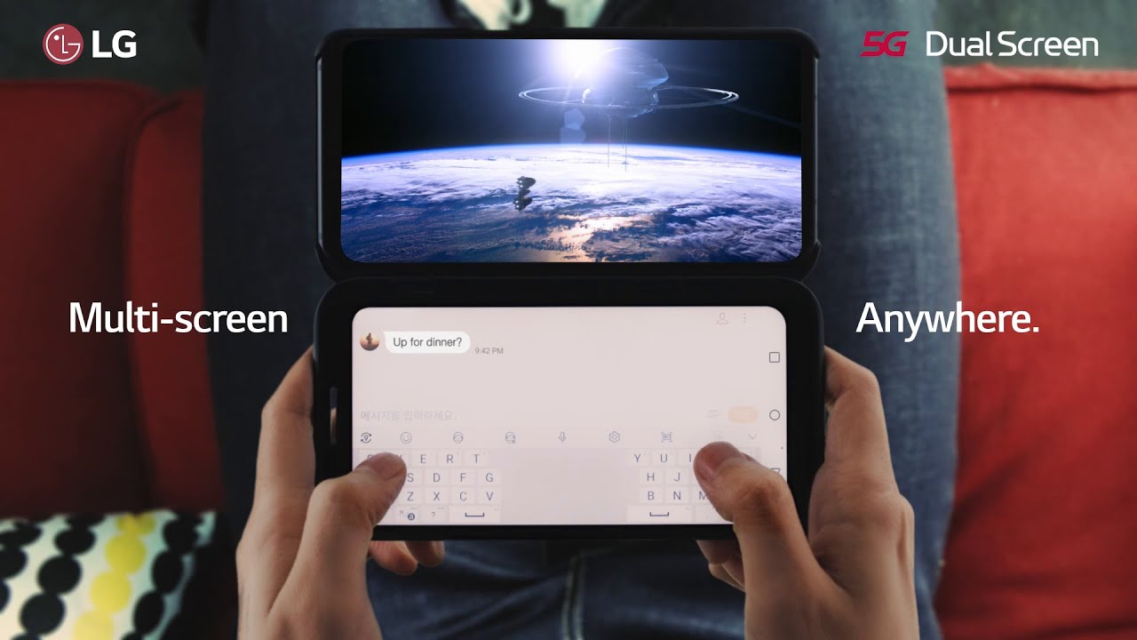 LG V50 5G: Multi-Screen Anywhere, Anytime - WIN 1 of 50