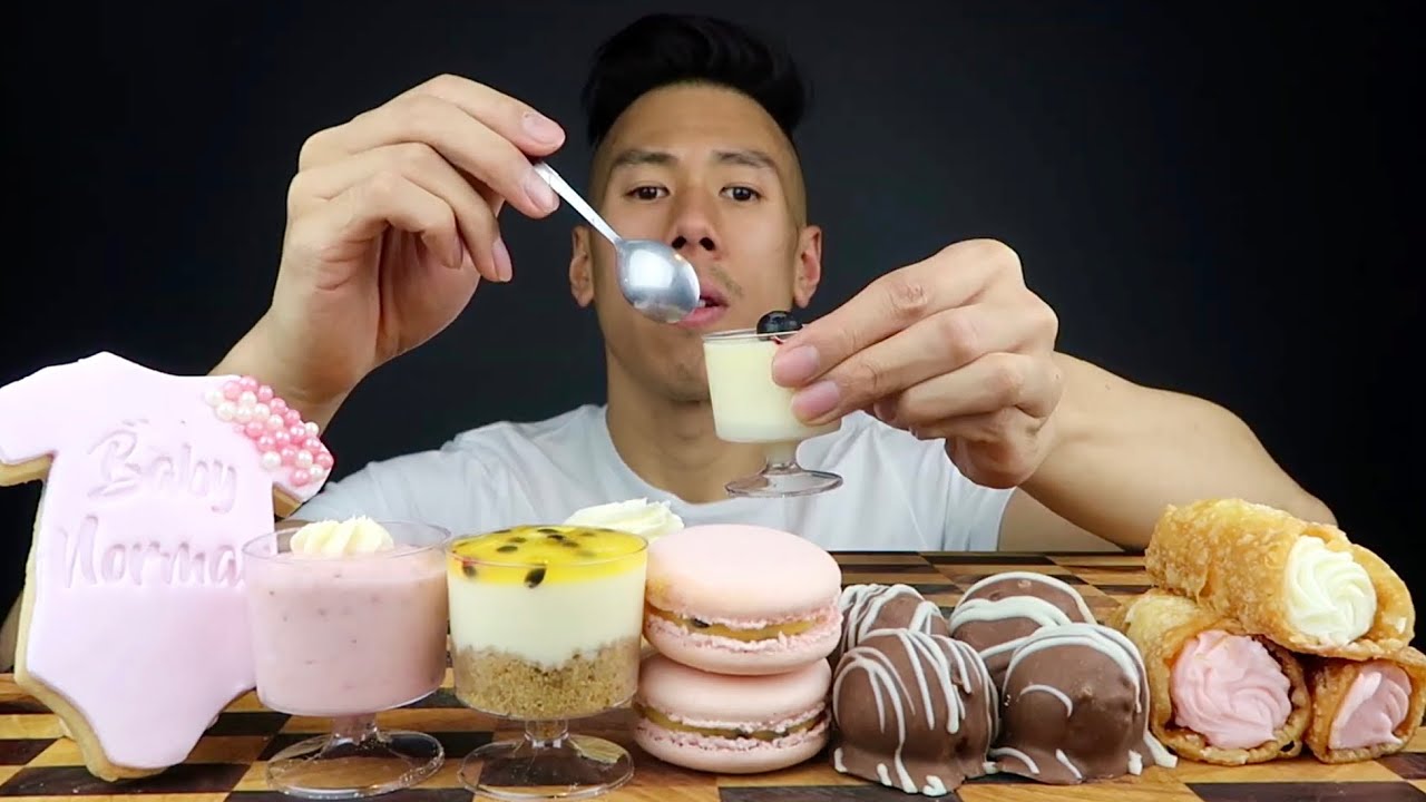 [MUKBANG] DESSERT FEAST - BABY SHOWER PARTY