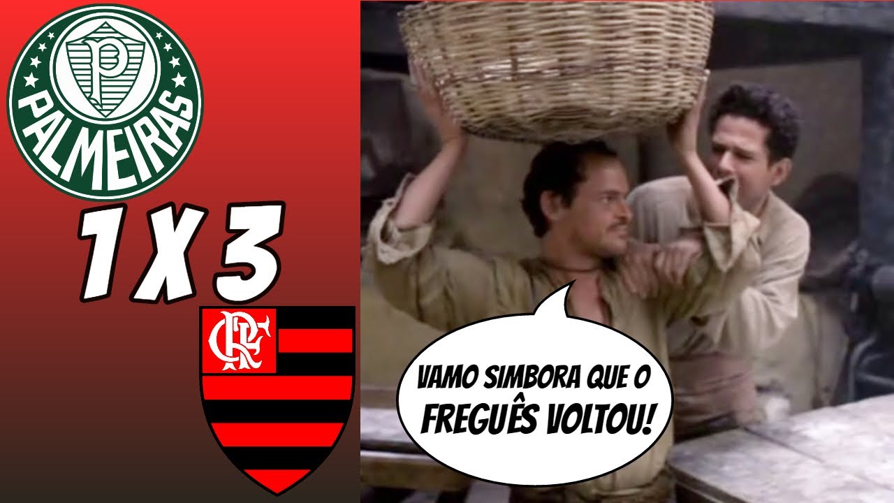 Urubu janta o Porco mais uma vez e a freguesia continua | Palmeiras 1x3 Flamengo