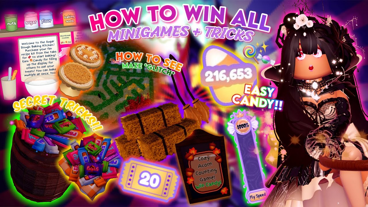 *EASY* HOW TO GET LOTS OF CANDY FAST!! In Royale High 🏰