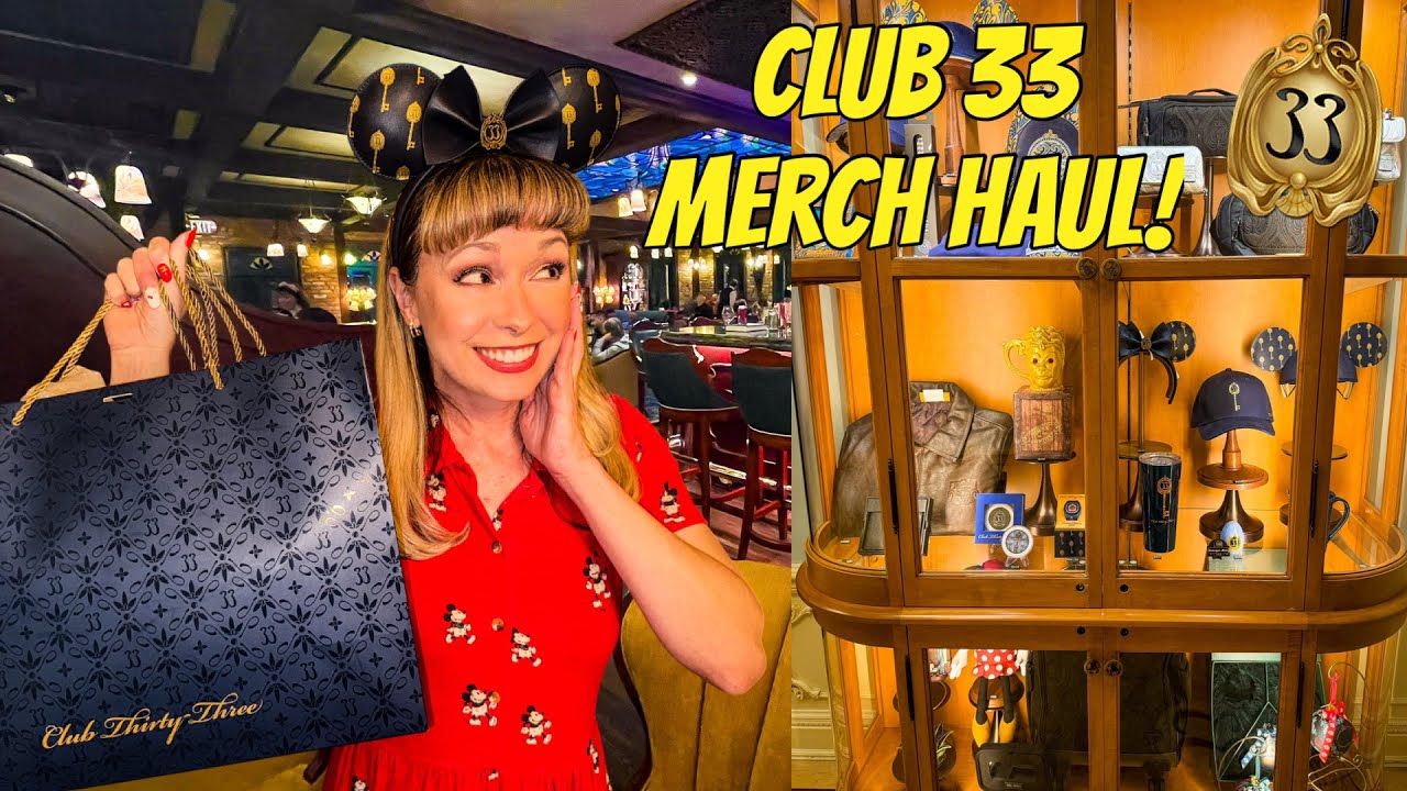Club 33 Merch Haul | New Indiana Jones & Key Themed Merch!