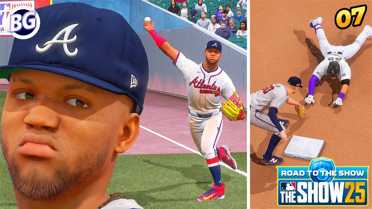 MLB The Show 25 RTTS Acuña Jr.: ¡TIRA un CAÑONAZO y Lo Saca en 2ª!