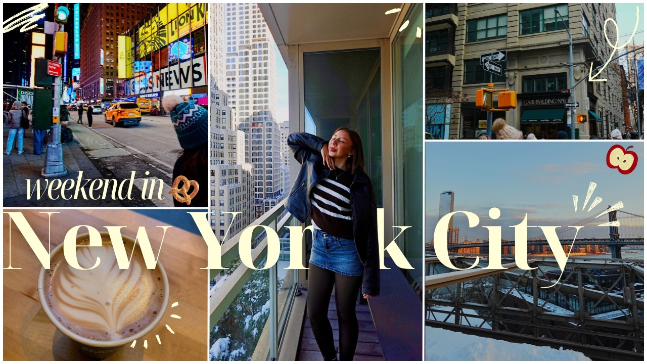 Weekend in New York City!! VLOG 🚕☕️