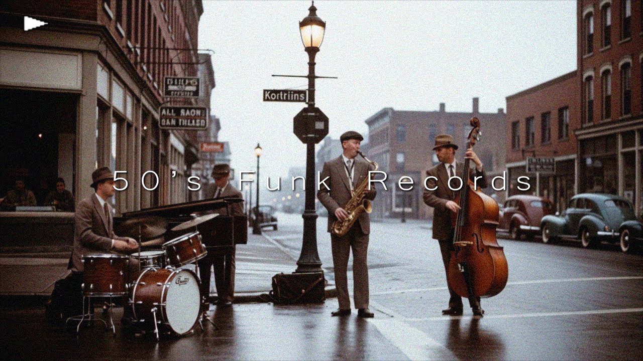 Vintage 50s Funky Playlist | Big Band Jazz | Jazz Funk Vibes for Work, Productivity & Night Drive 🔥