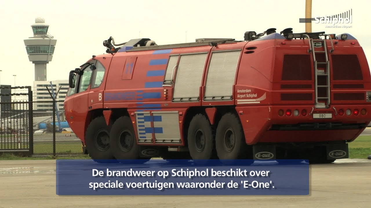 Hoe blijft de brandweer op Schiphol getraind en in conditie?