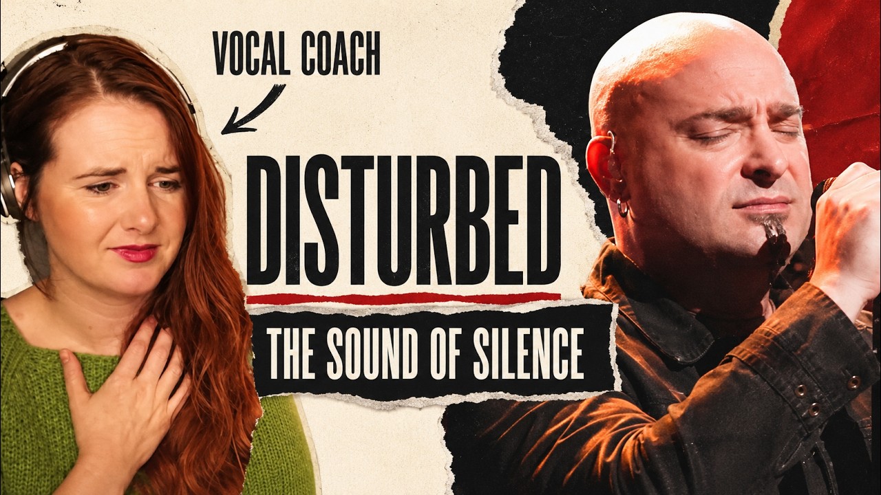 Vocal Coach reacts to Disturbed singing The Sound Of Silence (David Draiman)